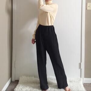 Eileen Fisher Linen Blend Casual Trousers.--ZA5